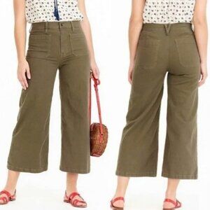 Point Sur washed wide-leg crop pant